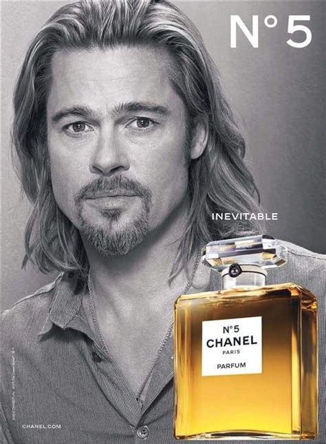 fake brad pitt chanel|Chanel no 5 new face.